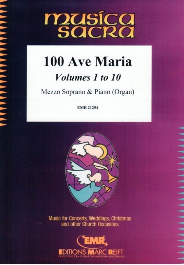 100 Ave Maria Vol. 1 - 10 Mezzo-Soprano and Piano