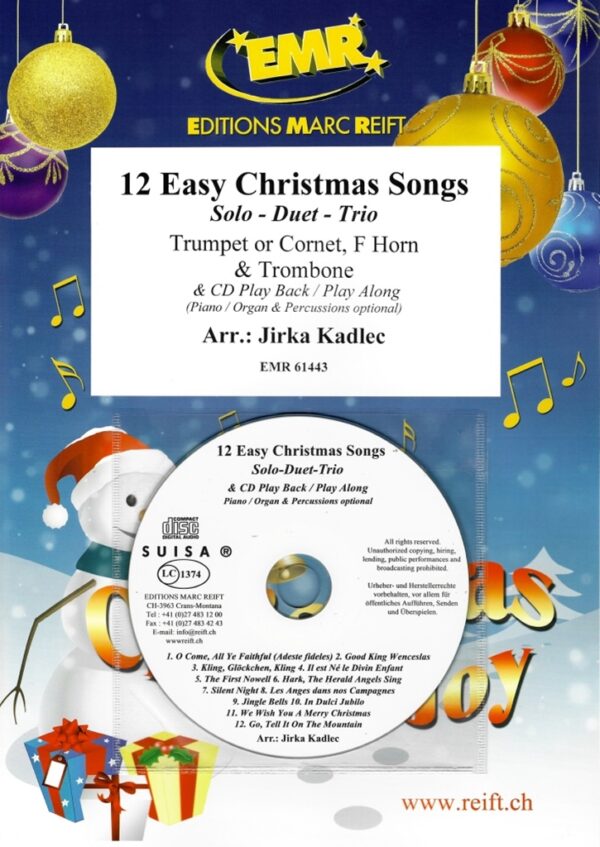 12 Easy Christmas Songs