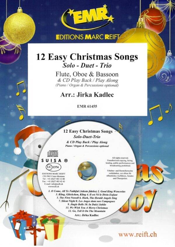 12 Easy Christmas Songs