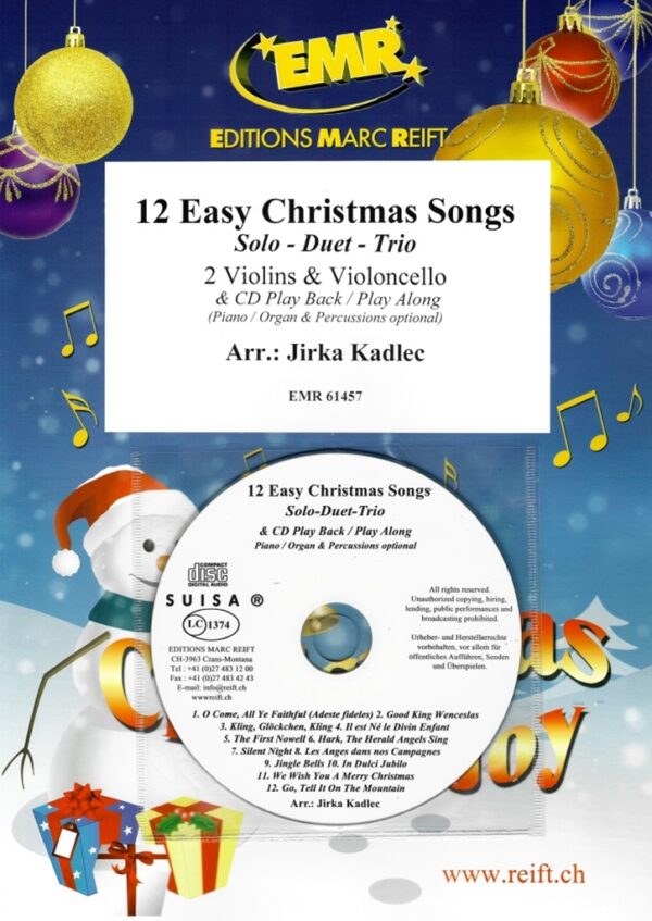 12 Easy Christmas Songs