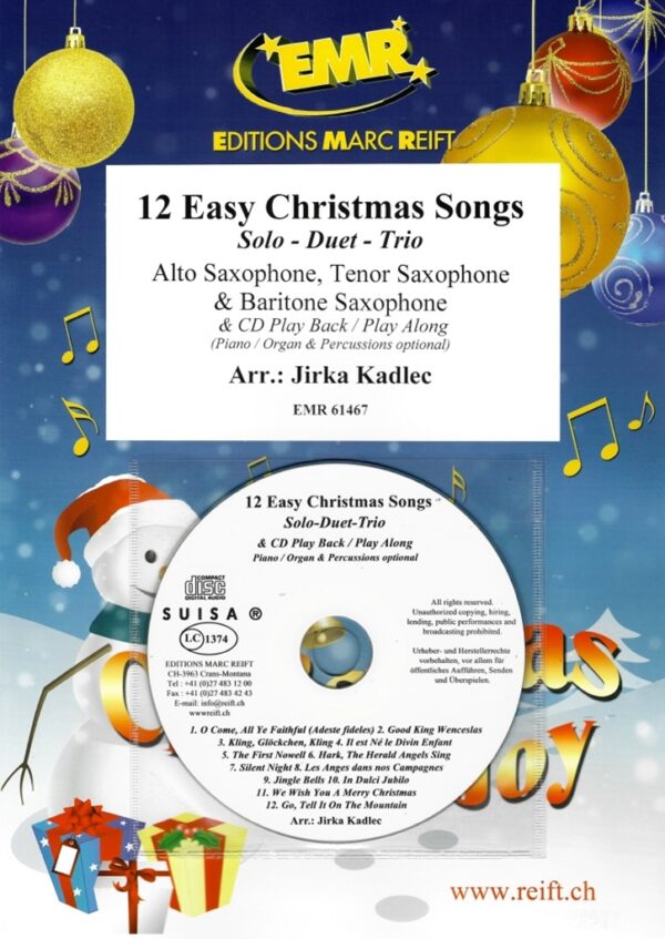 12 Easy Christmas Songs