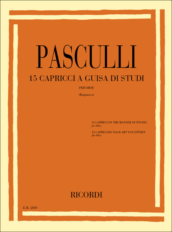 15 Capricci A Guisa Di Studi