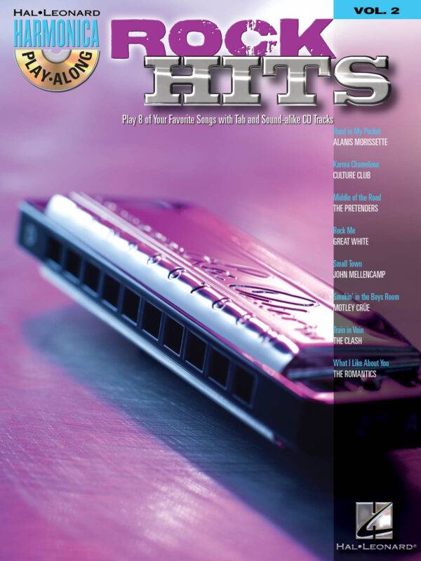 Rock Hits Harmonica Play-Along Volume 2