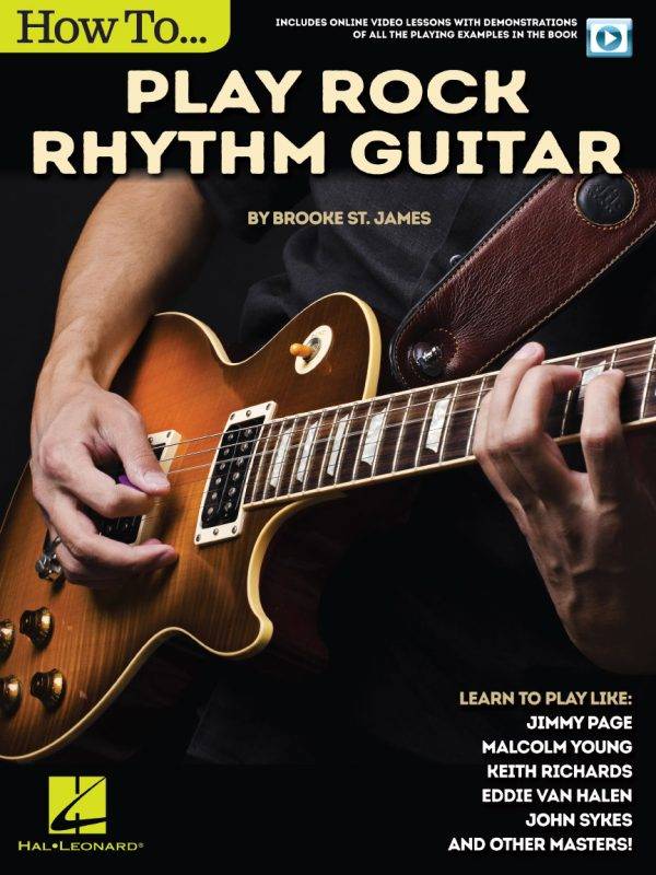 How to Play Rock Rhythm Guitar Book with Online Video Lessons