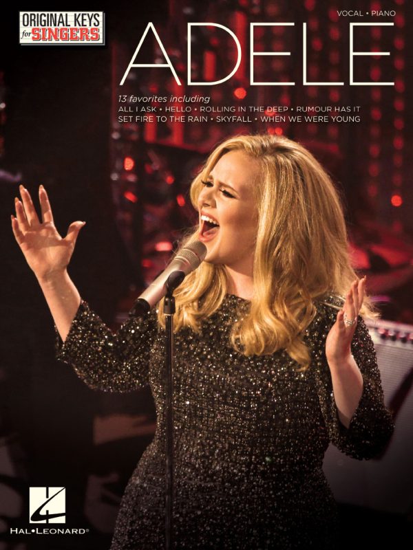 Adele - Original Keys for Singers 13 Favorites for Vocal and Piano