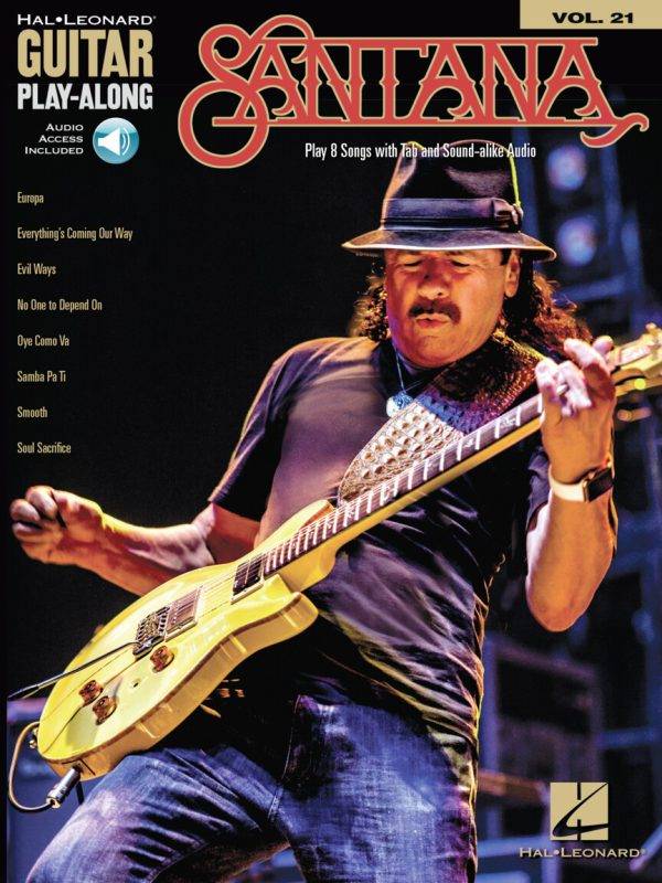 Santana Guitar Play-Along Volume 21