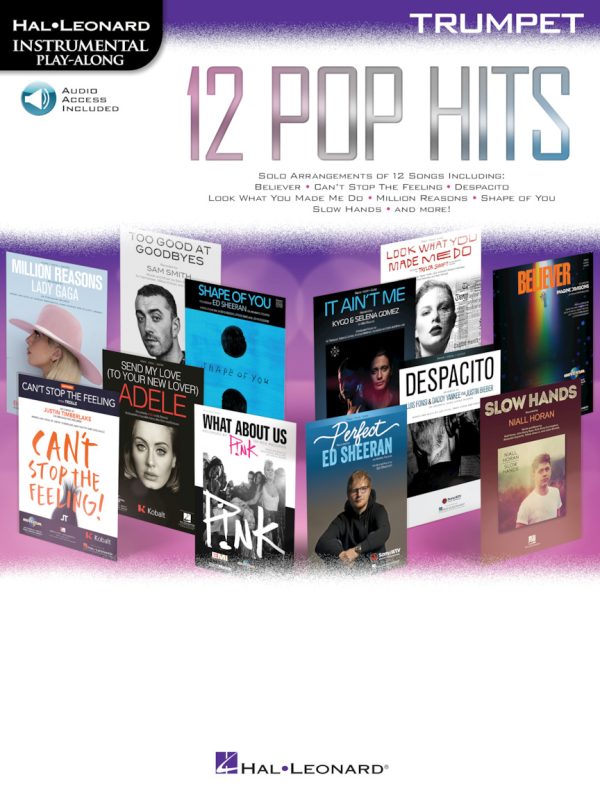 12 Pop Hits Instrumental Play-Along