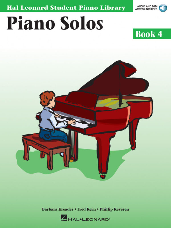 Piano Solos Book 4 - Book with Online Audio Hal Leonard Student Piano Library