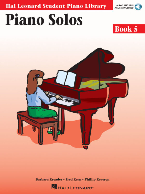 Piano Solos Book 5 - Book/Online Audio Hal Leonard Student Piano Library