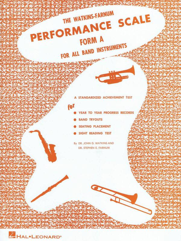 Watkins-Farnum Performance Scale - Form A Book For All Band Instruments