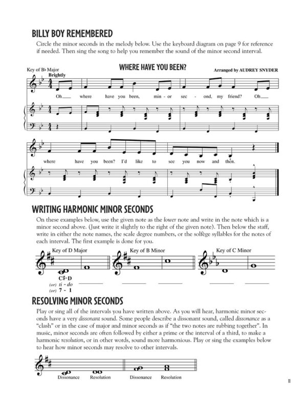 Thirty Days to Music Intervals Lessons and Reproducible Activities for the Music Classroom