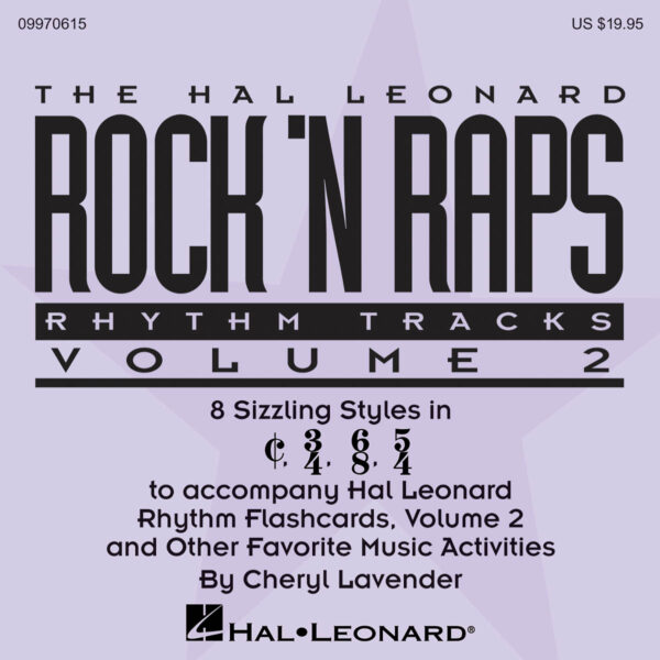 Rock ´n Raps Rhythm Tracks, Volume 2 (CD) | 8 Sizzling Styles in 2/2, 6/8, 3/4, 5/4