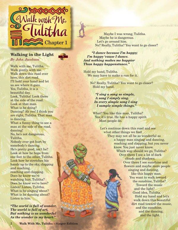 Walk With Me, Tulitha Story and Songs of Learning, Discovery and Meeting Life's Challenges