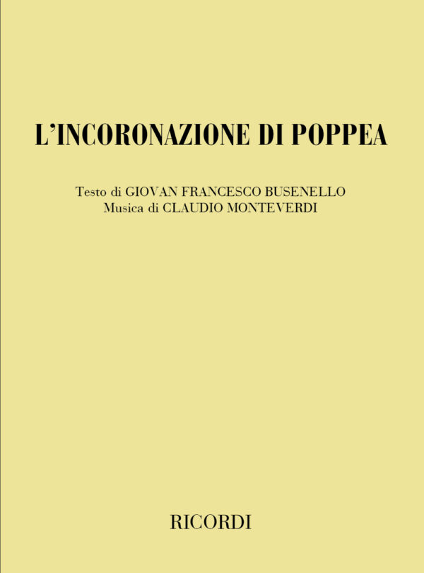 L'Incoronazione Di Poppea Libretto