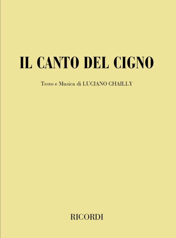 Il Canto Del Cigno Libretto