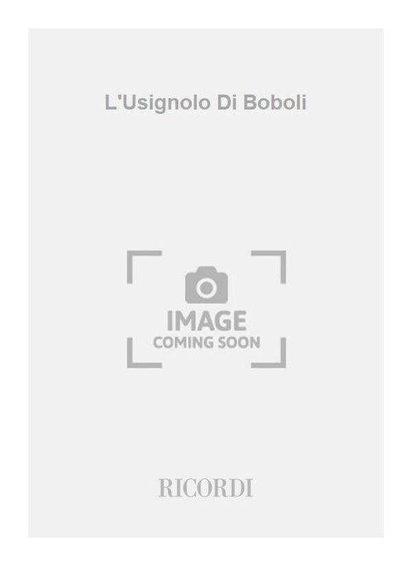 L'Usignolo Di Boboli Libretto