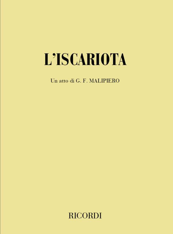 L'Iscariota Libretto