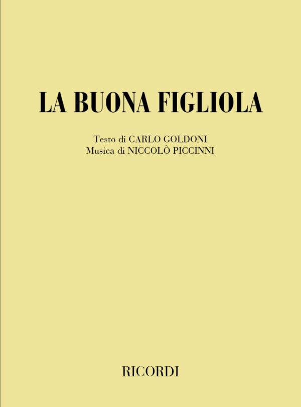 La Buona Figliola Libretto