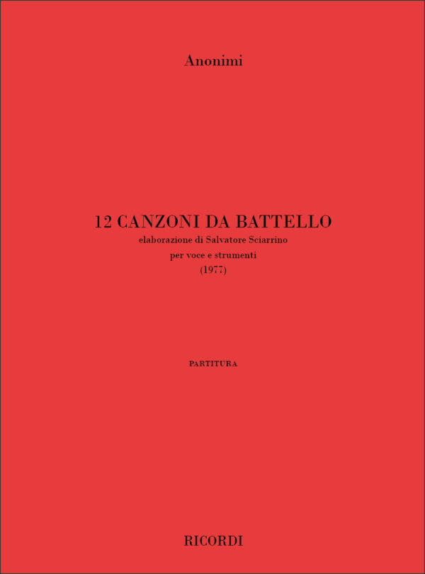 12 Canzoni Da Battello