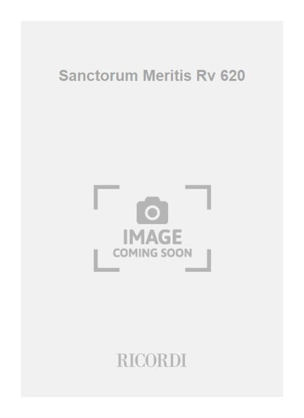 Sanctorum Meritis Rv 620 Inno per S, 2 Vl, Vla, Bc