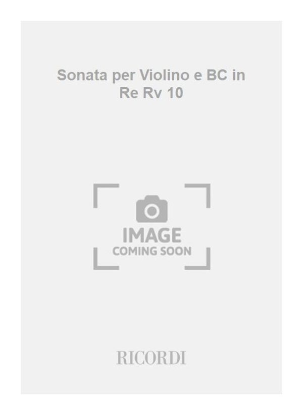 Sonata per Violino e BC in Re Rv 10 F.Xiii-6 - Tomo 364