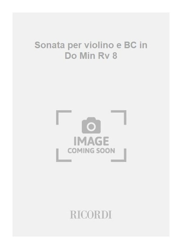 Sonata per violino e BC in Do Min Rv 8 Op. 2 N. 7 - F.XIII-35 - Tomo 400