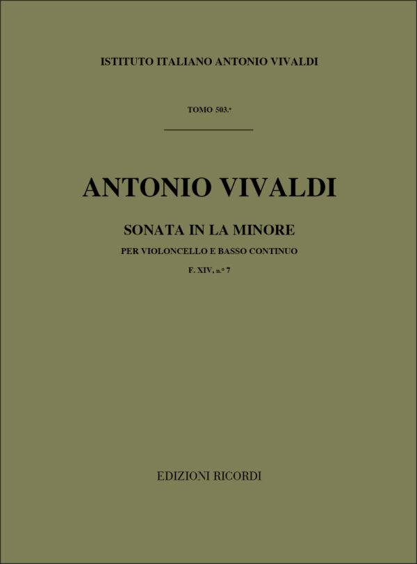 Sonata per violoncello e BC in La Min. Rv 44 F.XIV/7 - Tomo 503