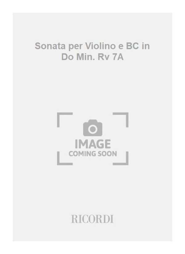 Sonata per Violino e BC in Do Min. Rv 7A F.Xiii/61