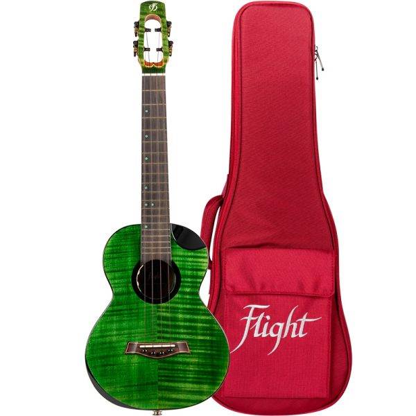 Ukulele Tenor Electro - Comet (All Solid) Verde