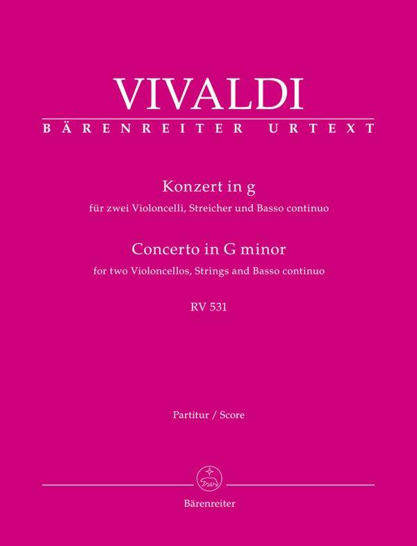 Concerto for two Violoncellos in G minor RV 531