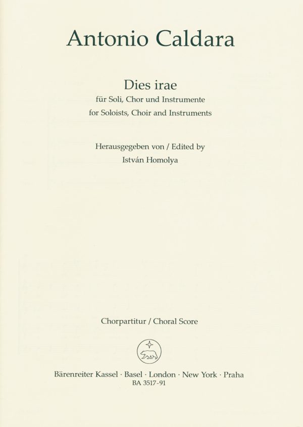 Dies irae Sequenz-Komposition fur Solostimmen, Chor und Orchester