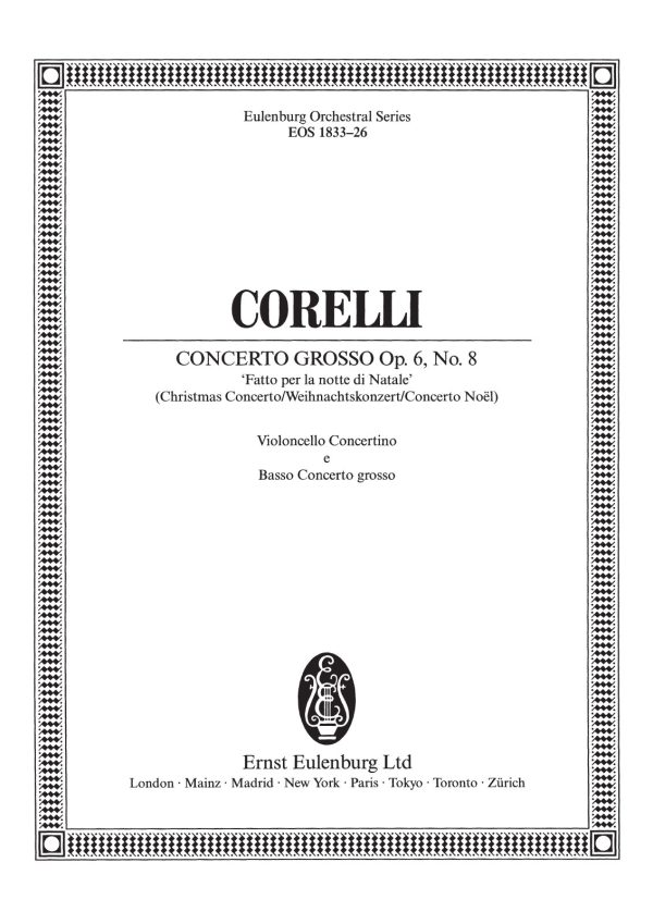 Concerto grosso g-Moll op. 6/8