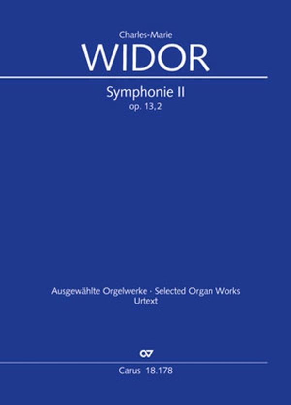 Symphonie No. II Pour Orgue Op. 13,2