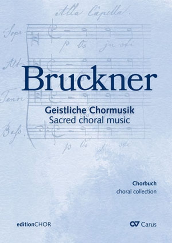 Choral collection Bruckner. Sacred choral music