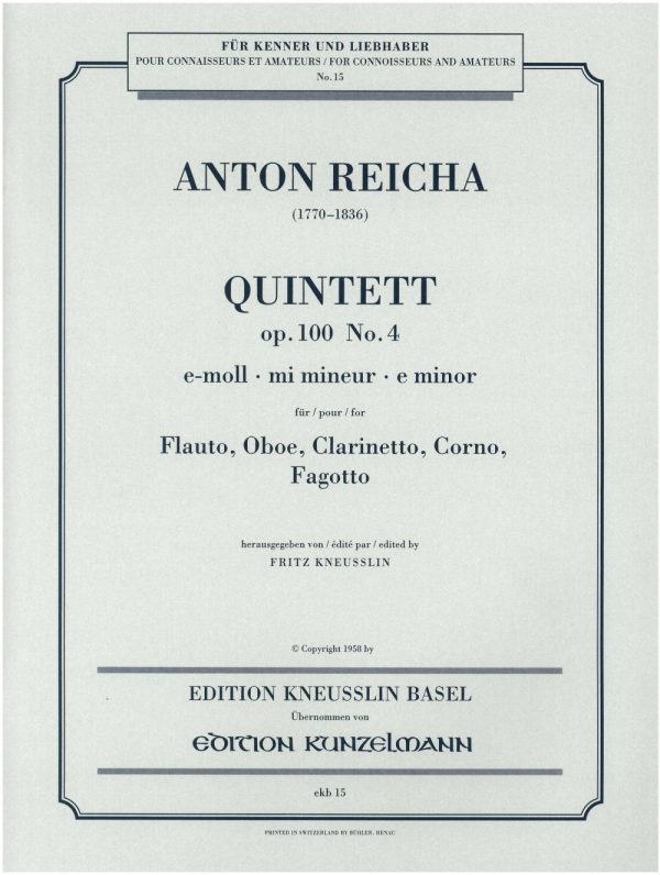 Quintett Op. 100-4