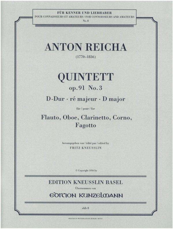 Quintett Op. 91-3