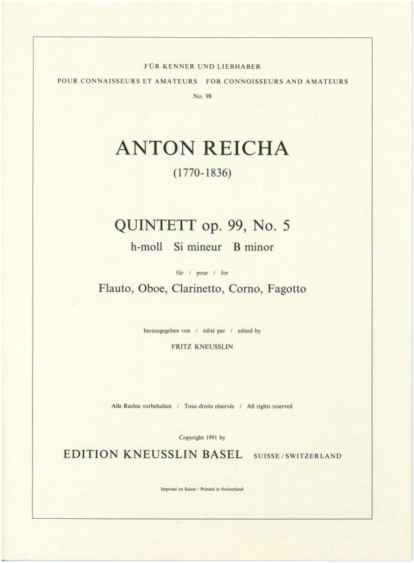 Quintett Op. 99-5