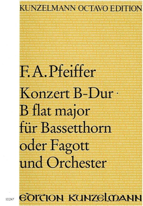 Konzert Fur Bassetthorn oder Fagott