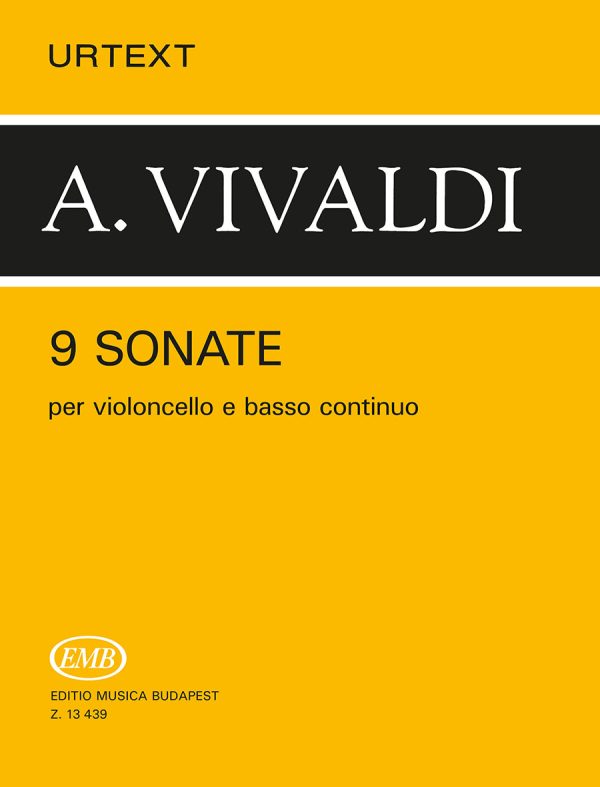 9 Sonatas For Cello And Piano per violoncello e basso continuo