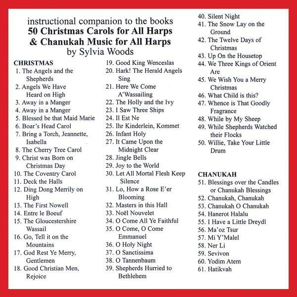 50 Christmas Carols for All Harps