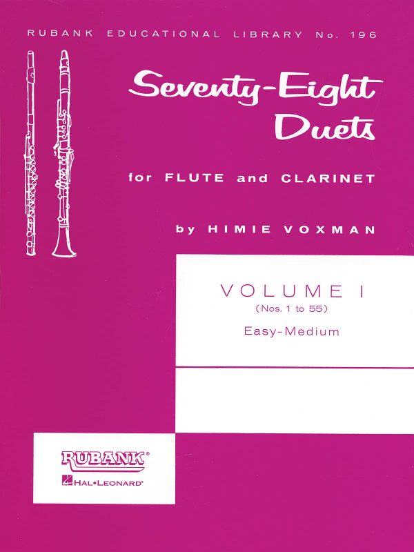 78 Duets for Flute and Clarinet Vol. 1