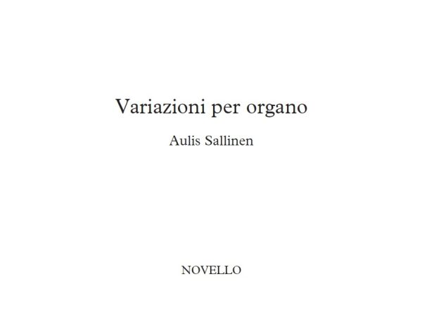 Variazioni Per Organi