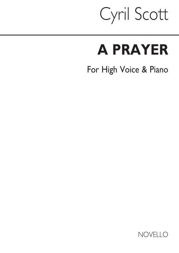 A Prayer-high Voice/Piano (Key-c)