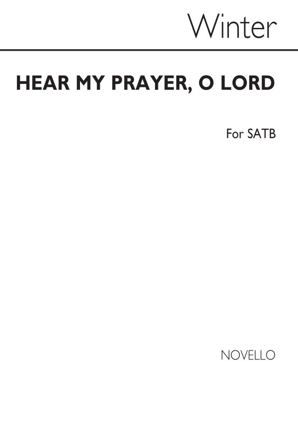 Hear My Prayer, O Lord