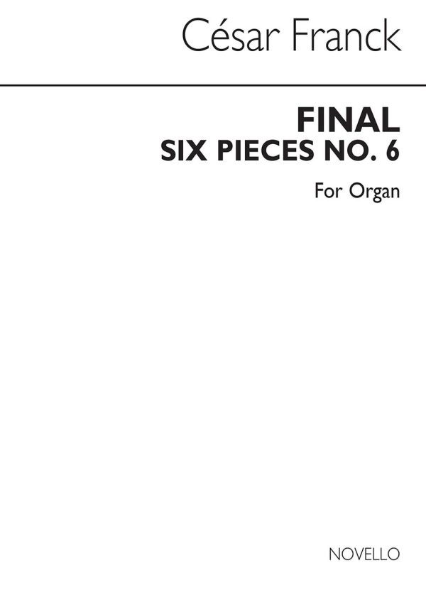 6 Pieces For Organ - No.6 Final