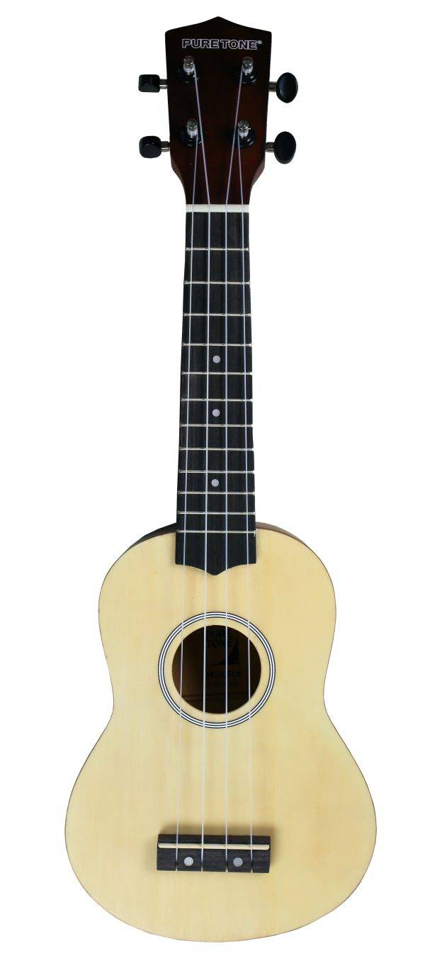 Ukulele Soprano Pure Tone (Natural) - Pack KUS15 - inclui instrumento, mala e livro