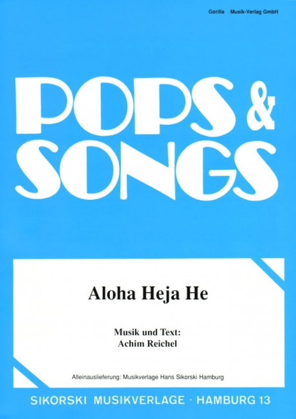 Aloha Heja He Fur Vocal und Klavier