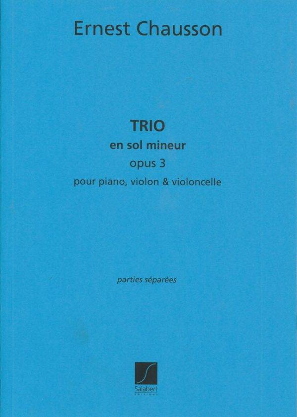 Trio En Sol Mineur, Opus 3