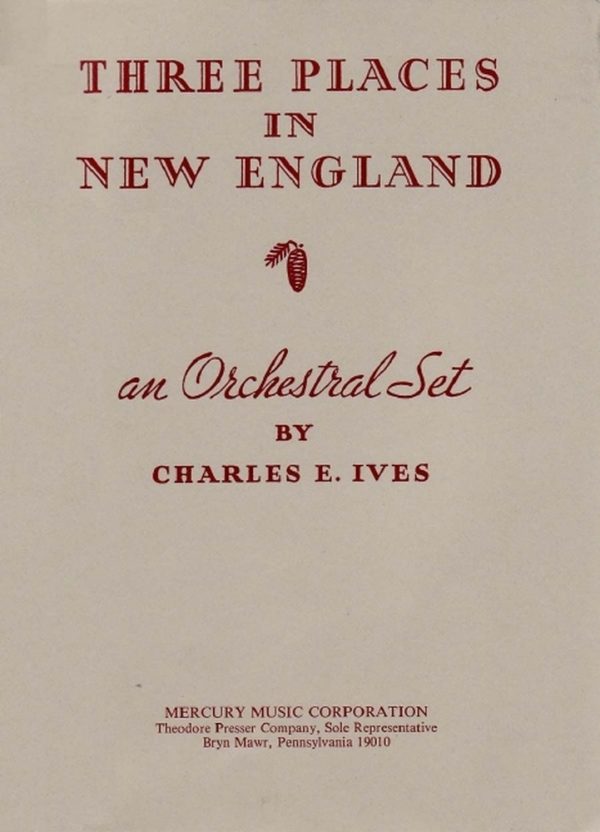 Three Places In New England 1935 Edition