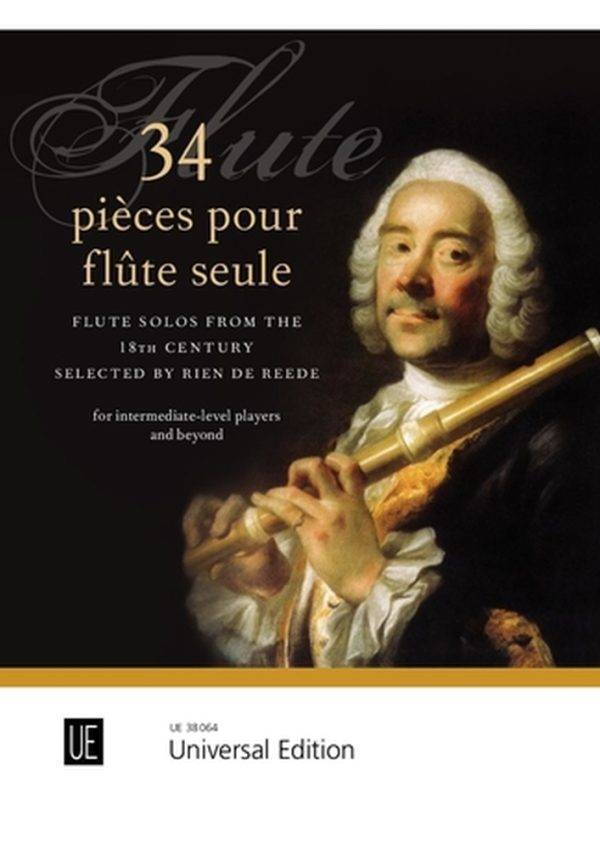 34 pieces pour flute seule Spielstucke aus dem 18. Jahrhundert